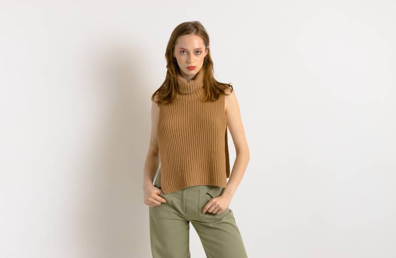 00Er Jahre Preloved Sandro Wolle Gestrickter Maxi Langer Rollkragenschal Größe Klein von MoodGirlsUA