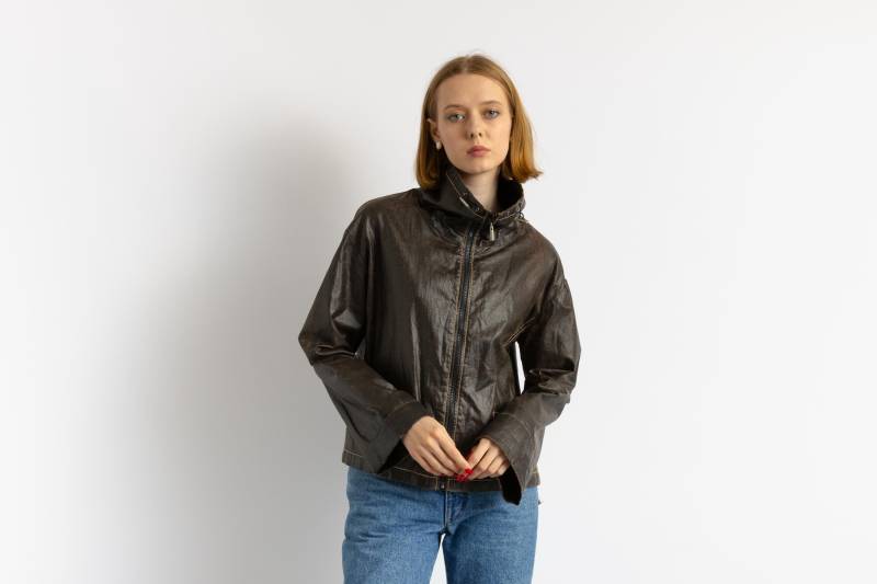 00Er Vintage Damen Rosner Avatgarde Regular Fit Y2K Frühling Herbst Linox Jacke Größe Klein von MoodGirlsUA