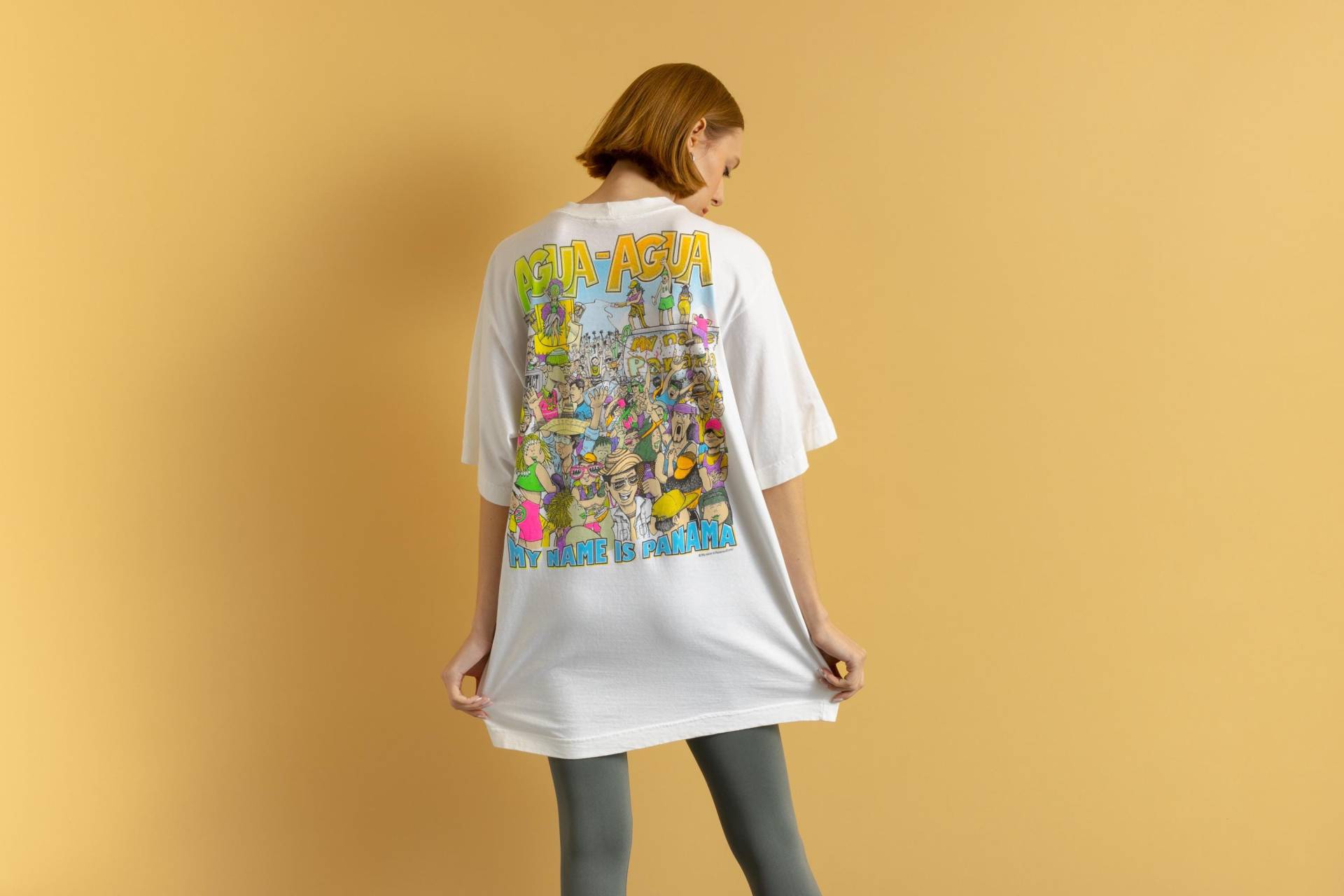 00Er Vintage Unisex Weiß Grafikdruck Rundhals Sommer Kleidung Rave Regenbogen Tshirt Größe Xl von MoodGirlsUA