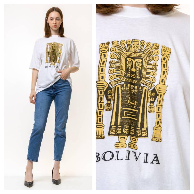 90Er Vintage I Weißes Unisex-Grafik-T-Shirt - Herren M, Damen M | Vintage-T-Shirt Mit Grafikdruck von MoodGirlsUA