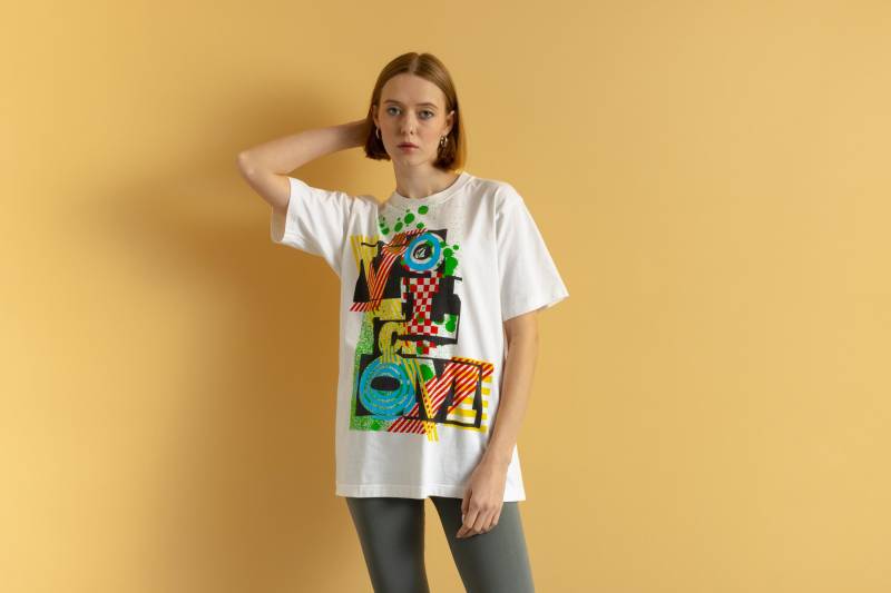 90Er Volcom Vintage Oldschool Grafikdruck T-Shirt Herren Kleidung Logo Kurze Ärmel Freundin Geschenk von MoodGirlsUA