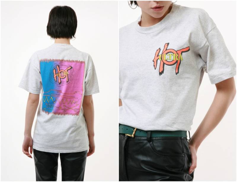 Hot Ultra T-Shirt Mit Vintage-Grafikdruck, Weißes Hemd, 18222 von MoodGirlsUA