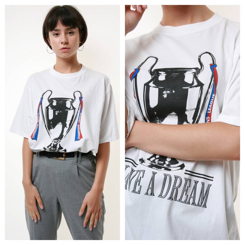 Snap 90Er Jahre Vintage Grafik Druck Baumwolle T-Shirt 17421 von MoodGirlsUA