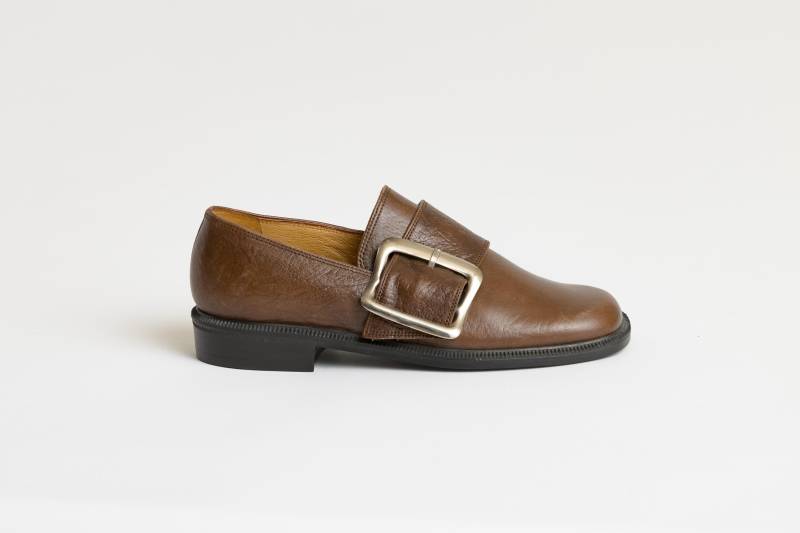 Vintage Bally Junior Lederstiefel Aus Den 70Er Jahren, Braun, Eckige Zehenpartie, Kindergröße 31 E von MoodGirlsUA