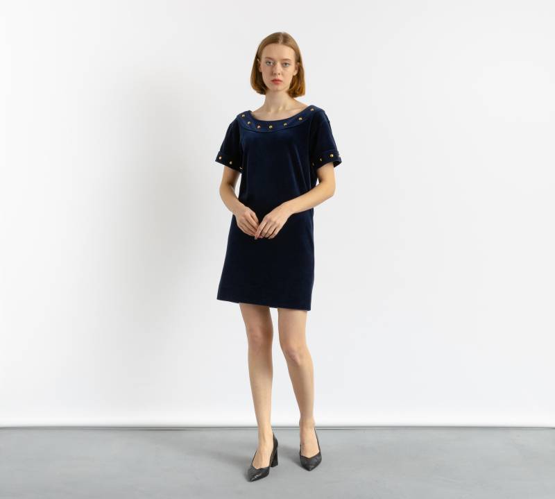 Vintage Samtkleid Von Ysl Yves Saint Laurent Aus Den 80Er Jahren von MoodGirlsUA