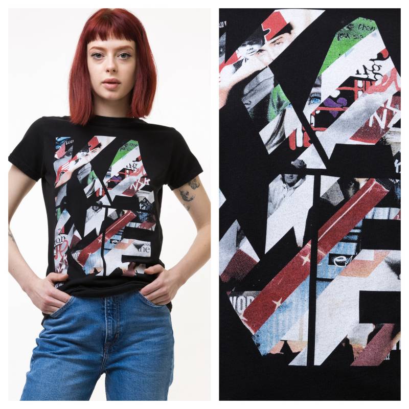 Vintage Tattoo Grafik T-Shirt/90Er Jahre Kurzarmshirt Größe Small 4984 Schwarzes von MoodGirlsUA