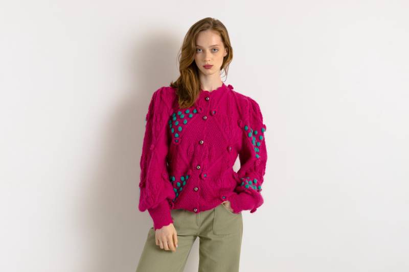 strickjacke 80Er West Germany Handgemachte Wolljacke Bestickte Handgestrickte Tiroler Bayerisch von MoodGirlsUA