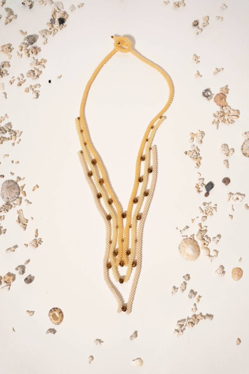Einzigartiger Schmuck, Halskette, Beige Perlen Statement Toho Geschenk Für Frau, Handgemacht Einzigartiger Schmuck, Halskette, Beige Perlen Statement Toho Geschenk Für Frau, Handgemacht von MoodOfBeads
