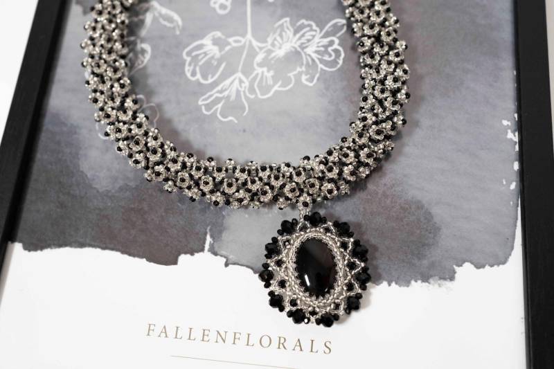 Einzigartiger Schmuck, Halskette, Silber Statement Perlen Toho Geschenk Für Frau, Handgemachter Schmuck Einzigartiger Schmuck, Halskette, Silber Statement Perlen Toho Geschenk Für Frau, Handgemachter Schmuck von MoodOfBeads