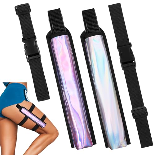 2 x Fächer-Rave-Halter, faltbare Fächerhülsen, Handfächer-Halter mit dehnbaren Riemen, Fächer-Holster, Rave-Fan-Zubehör, Handfächer-Halter, Oberschenkelholster für Konzert, Festival, Raves 2 x Fächer-Rave-Halter, faltbare Fächerhülsen, Handfächer-Halter mit dehnbaren Riemen, Fächer-Holster, Rave-Fan-Zubehör, Handfächer-Halter, Oberschenkelholster für Konzert, Festival, Raves von Moodaily