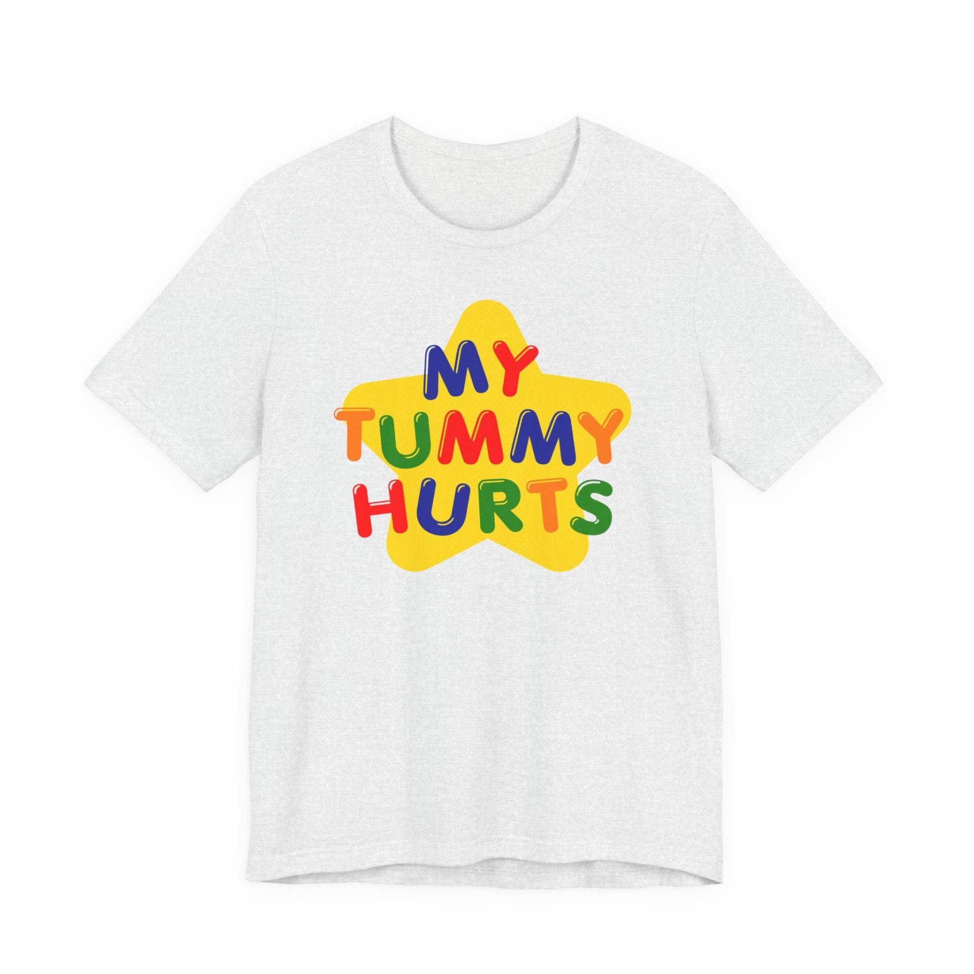 Süßes Meme T-Shirt Für Gen Z, Mein Bauch Tut Weh, Lustiges Clown T-Shirt, Unhinged Cringe Shirt, Weirdcore Viral Humor, Unisex Jersey, Kurzarm Süßes Meme T-Shirt Für Gen Z, Mein Bauch Tut Weh, Lustiges Clown T-Shirt, Unhinged Cringe Shirt, Weirdcore Viral Humor, Unisex Jersey, Kurzarm von Moodeace