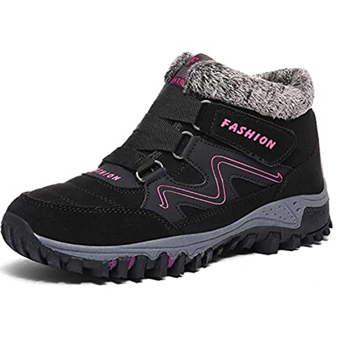 Moodeng Winterschuhe Damen Warm Winterstiefel Gefütterte Schneestiefel Winter Outdoor rutschfest Trekking Wanderschuhe Sports Stiefel… von Moodeng