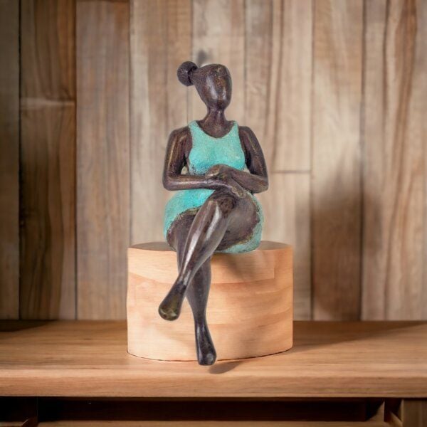 Moogoo Creative Africa Bronze-Skulptur "Bobaraba Awa" by Alain Soré | 20cm 800g | verschiedene Farben von Moogoo Creative Africa