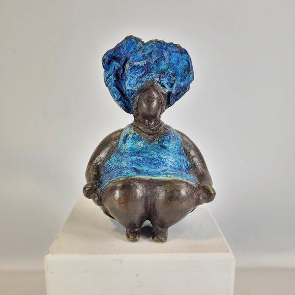 Moogoo Creative Africa Bronze-Skulptur "Bobaraba Henriette" Unikate by Hamidou | handgemacht von Moogoo Creative Africa