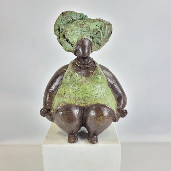 Moogoo Creative Africa Bronze-Skulptur "Bobaraba Henriette" Unikate by Hamidou | handgemacht von Moogoo Creative Africa