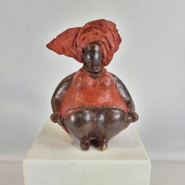 Moogoo Creative Africa Bronze-Skulptur "Bobaraba Henriette" Unikate by Hamidou | handgemacht von Moogoo Creative Africa