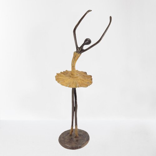 Moogoo Creative Africa Bronze-Skulptur "Danseuse de ballet" Ballett-Tänzerin 40 cm Unikat Upcycling von Moogoo Creative Africa