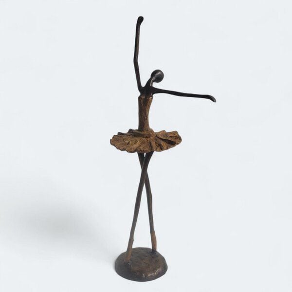 Moogoo Creative Africa Bronze-Skulptur "Danseuse de ballet" Ballett-Tänzerin 40 cm Unikat Upcycling von Moogoo Creative Africa
