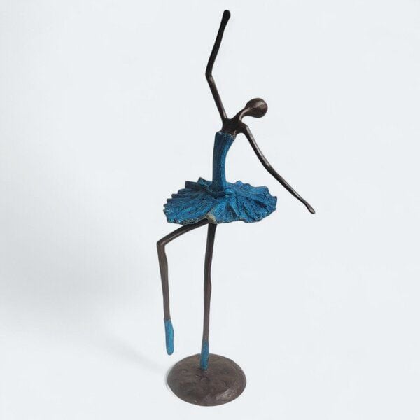 Moogoo Creative Africa Bronze-Skulptur "Danseuse de ballet" Ballett-Tänzerin 40 cm Unikat Upcycling von Moogoo Creative Africa