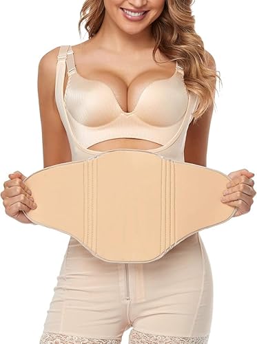 Bauch-Kompressionsbrett nach Operationen und Fettabsaugung | Bauchglättendes Bauchbrett mit Lipo Foams, 102 Beige, Einheitsgröße von Moolida