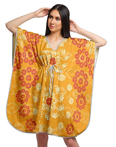 Moomaya Gedruckt Bikini Coverup Kaftan Dresskaftan Kleider Fur Frauen Plus Size Moomaya Gedruckt Bikini Coverup Kaftan Dresskaftan Kleider Fur Frauen Plus Size von Moomaya