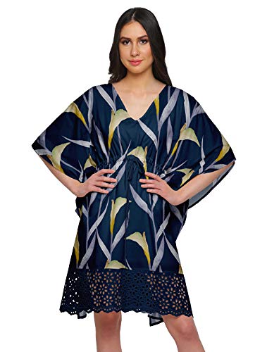 Moomaya Gedruckt Bikini Coverup Kaftan Dresskaftan Kleider Fur Frauen Plus Size von Moomaya