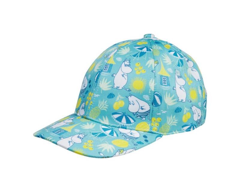 Moomin by Martinex Baseball Cap Martinex Kappe Türkis mit Allover Sommerprint von Moomin by Martinex
