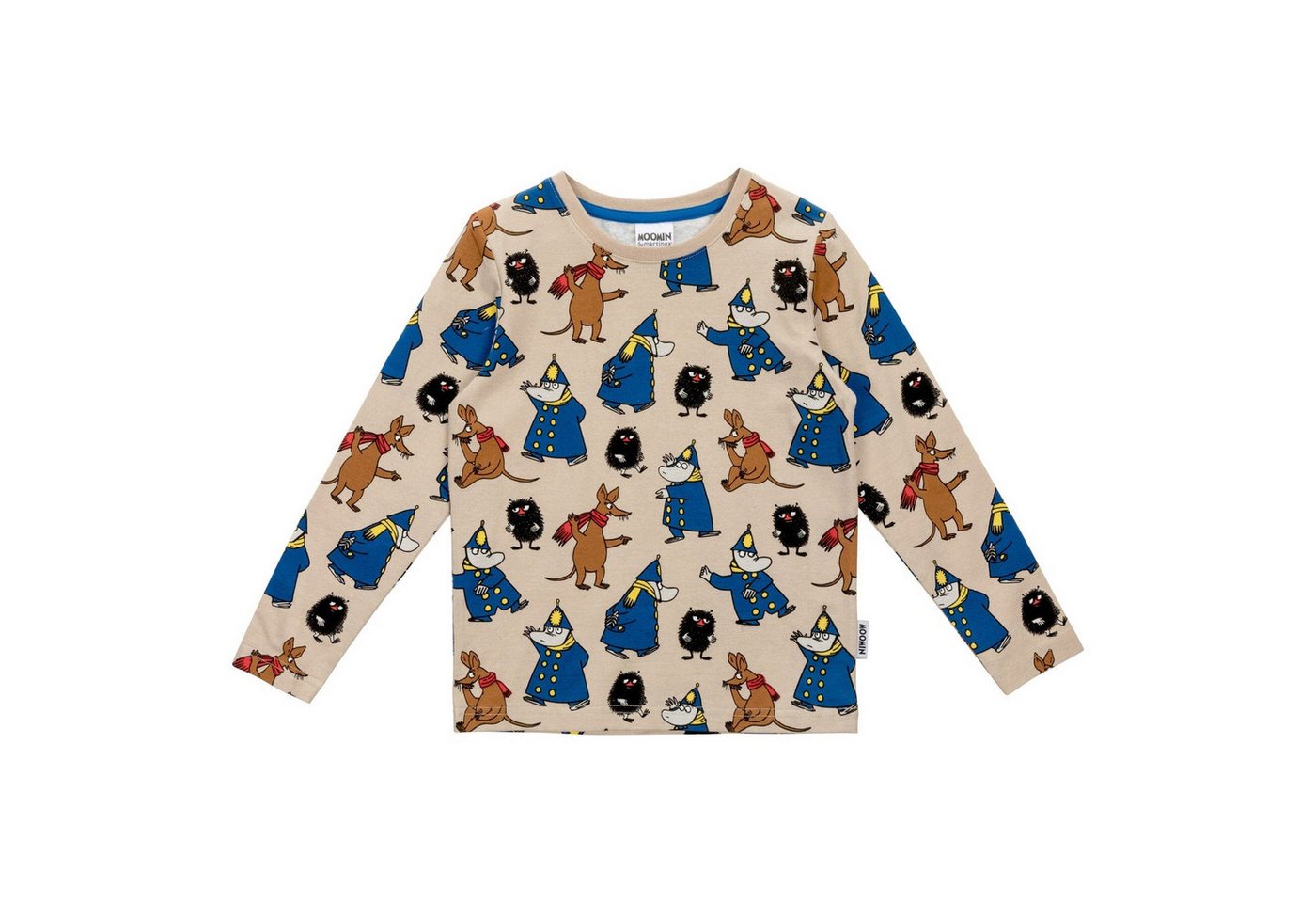Moomin by Martinex Langarmshirt MOOMIN – Kinder-Langarmshirt Vigorous Beige von Moomin by Martinex