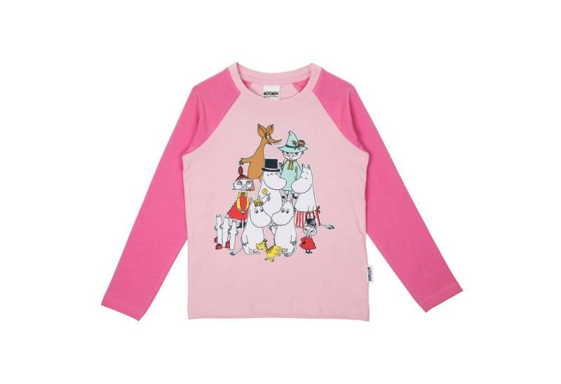 Moomin by Martinex Langarmshirt MOOMIN Kinder Longsleeve „Class Picture“ Pink – © Moomin Characters von Moomin by Martinex