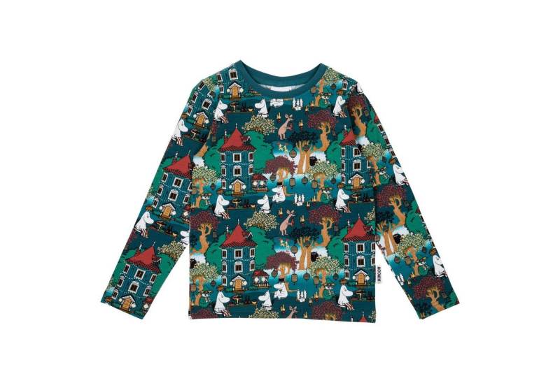 Moomin by Martinex Langarmshirt MOOMIN Kinder Longsleeve „Festivity“ Blau – © Moomin Characters von Moomin by Martinex