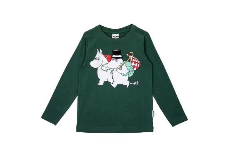 Moomin by Martinex Langarmshirt MOOMIN Kinder Longsleeve „On the Road“ Grün – © Moomin Characters von Moomin by Martinex