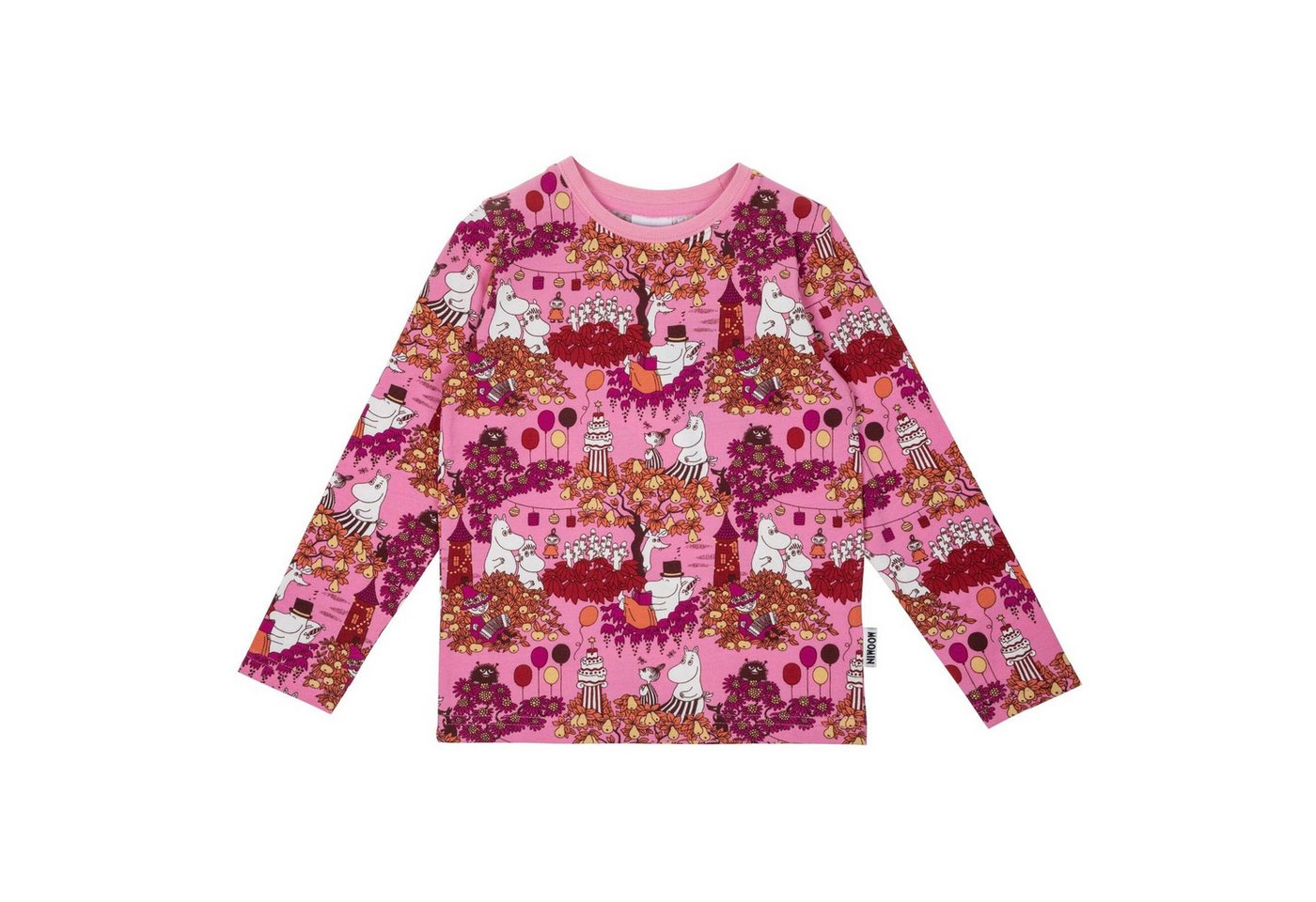 Moomin by Martinex Langarmshirt MOOMIN Kinder Longsleeve „Party Moment“ Pink – © Moomin Characters von Moomin by Martinex