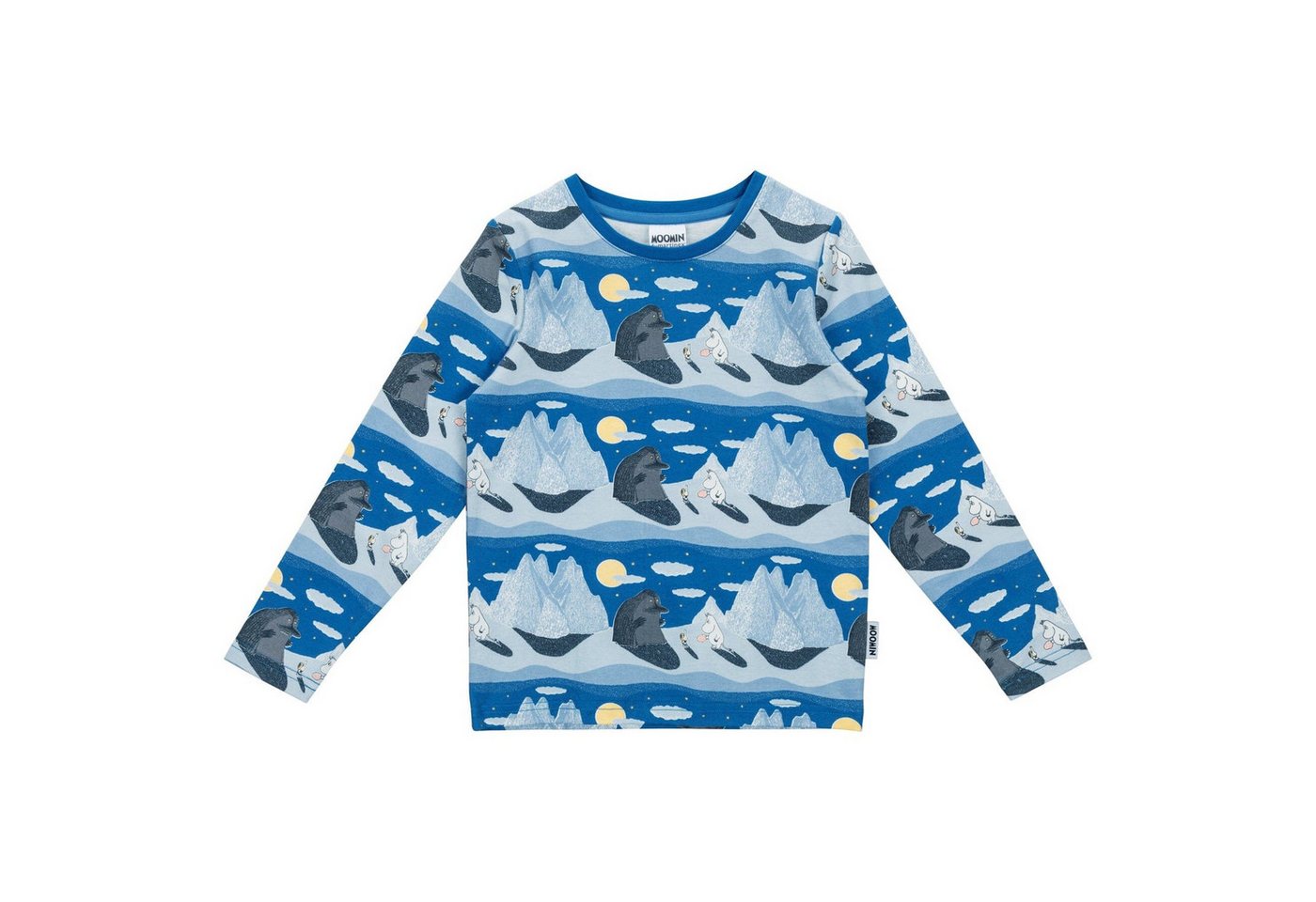 Moomin by Martinex Langarmshirt MOOMIN Night Sky Langarmshirt Blau – © Moomin Characters von Moomin by Martinex