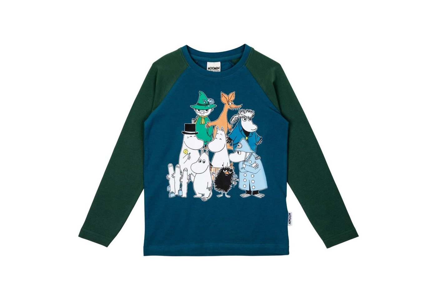 Moomin by Martinex Langarmshirt Martinex Moomin Langarmshirt „Class Picture“ blau © Moomin Characters von Moomin by Martinex