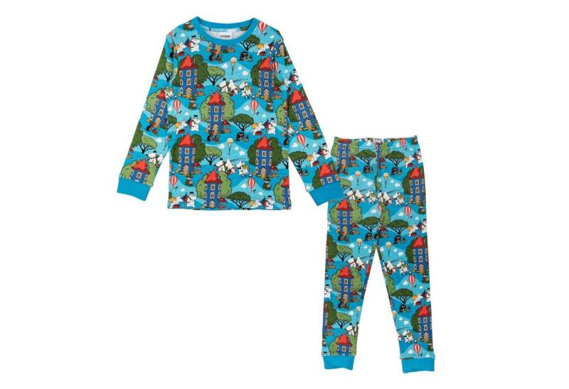 Moomin by Martinex Schlafanzug MOOMIN – Kinder-Pyjama Home Yard Blau von Moomin by Martinex