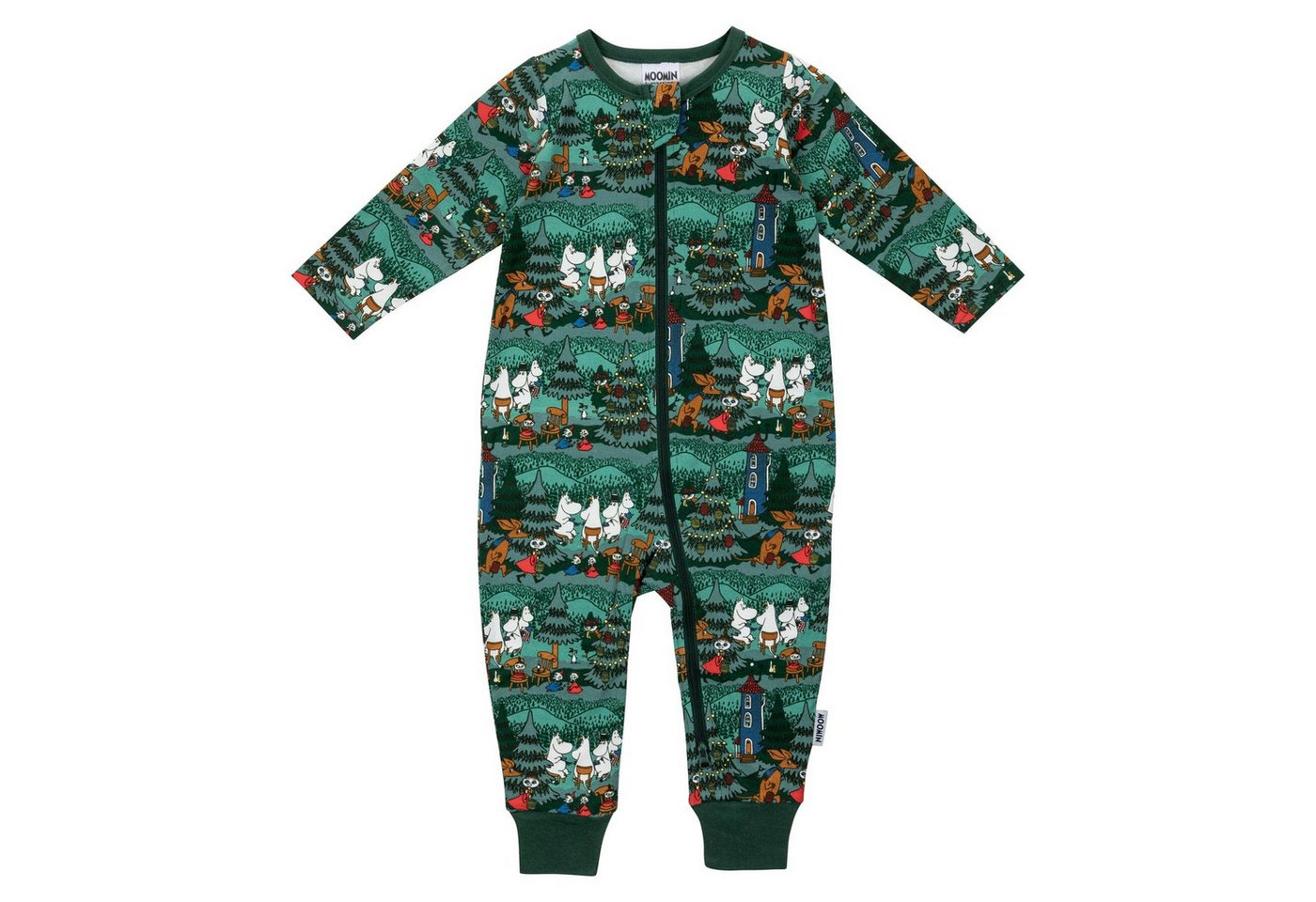 Moomin by Martinex Strampler MOOMIN © Bustling Pyjamas Baby – Dark Blue von Moomin by Martinex