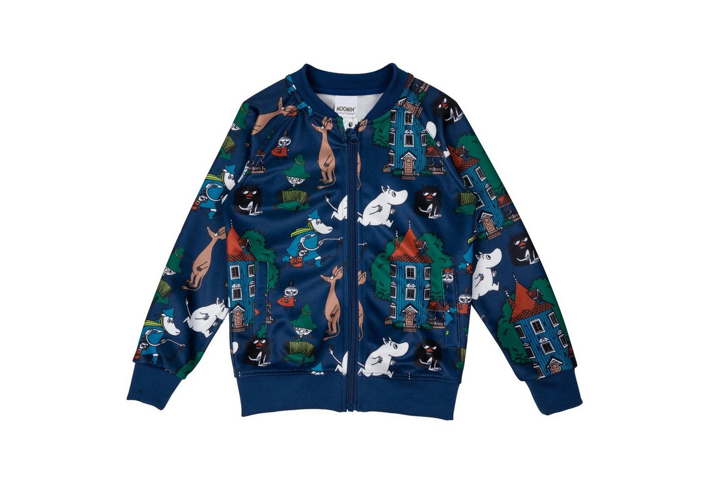 Moomin by Martinex Sweatjacke MOOMIN Kinder Track Jacket Jacke Blau – © Moomin Characters von Moomin by Martinex