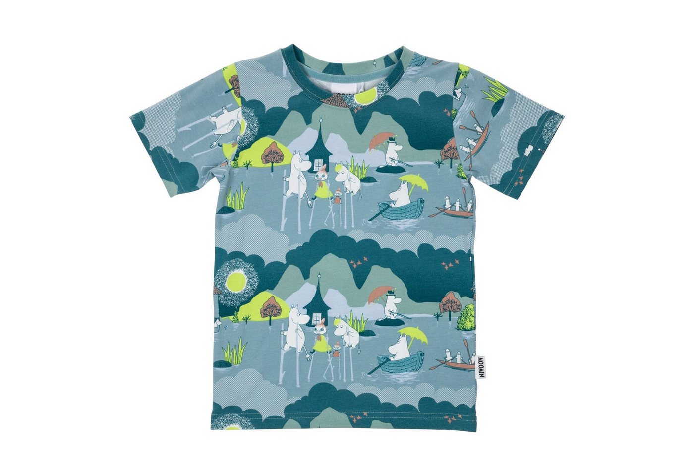 Moomin by Martinex T-Shirt MOOMIN Kinder T-Shirt „Deluge“, Blau – © Moomin Characters von Moomin by Martinex