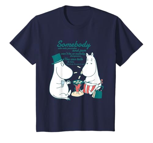 Kinder Moomin Pancakes And Jam Finn Family Moomintroll Zitat Kinder T-Shirt von Moomin