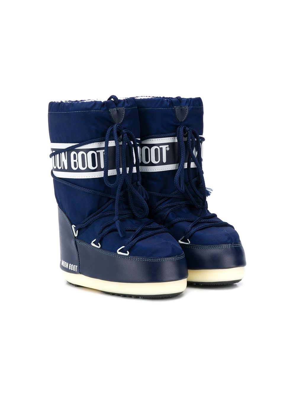 Moon Boot Kids Schneestiefel mit Schnürung - Blau von Moon Boot Kids