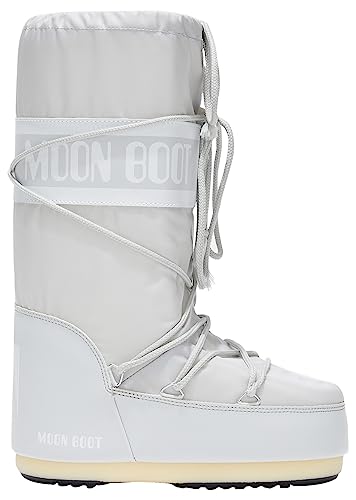 Moon Boot, Icon Nylon Unisex Stiefel, 35/38, Glacier Grey von Moon Boot