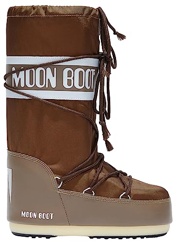 Moon Boot, Icon Nylon Unisex Stiefel, 35/38, Shitake von Moon Boot