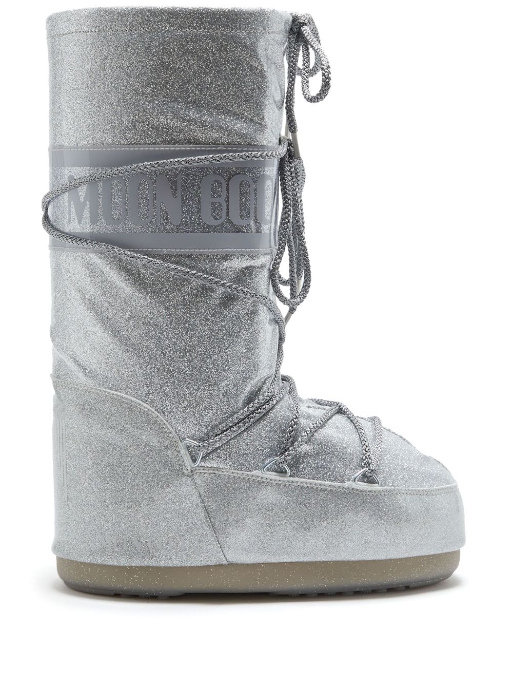 Moon Boot Icon Glitter Stiefel - Silber von Moon Boot