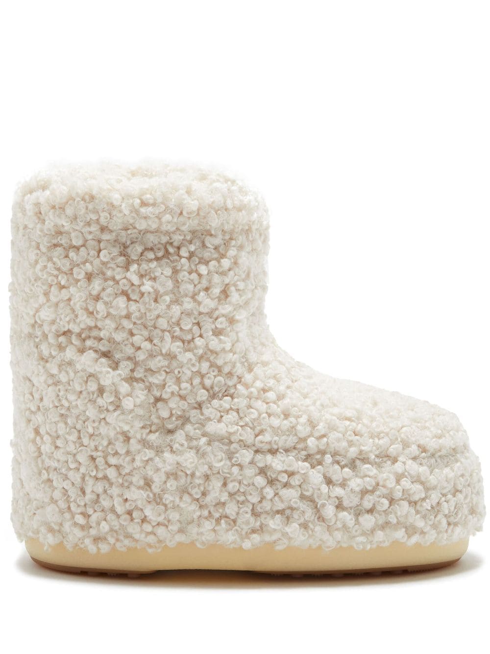 Moon Boot Icon Low Stiefel aus Faux Shearling - Nude von Moon Boot