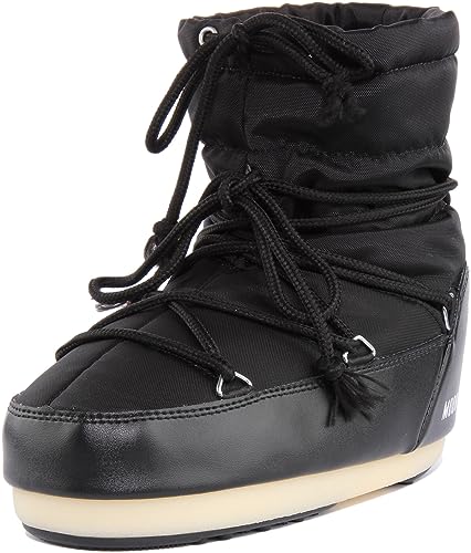 Moon Boot Light Low Nylon 14600100 Unisex Winterstiefelette, Schwarz (Black), Gr. 31-32 von Moon Boot