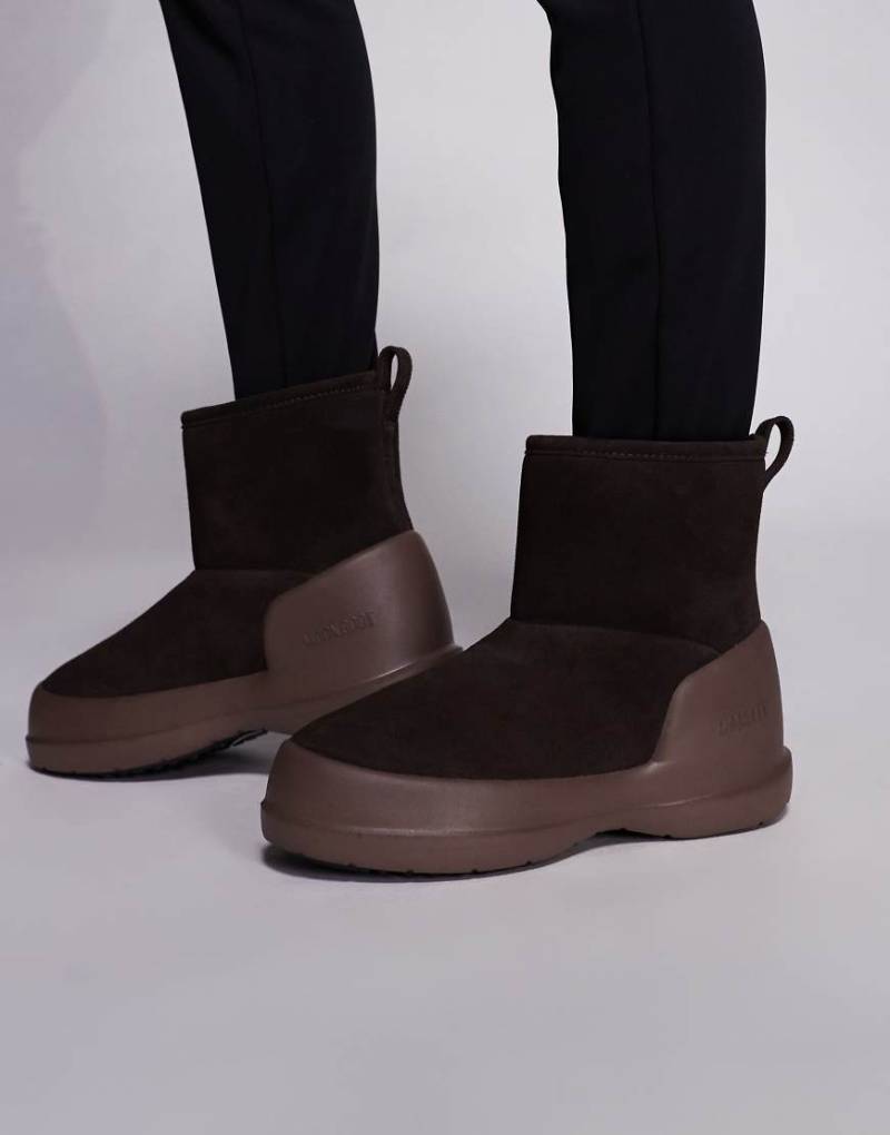 Moon Boot - Mezzaluna - Mittelhohe Stiefel in Dunkelbraun-Brown von Moon Boot