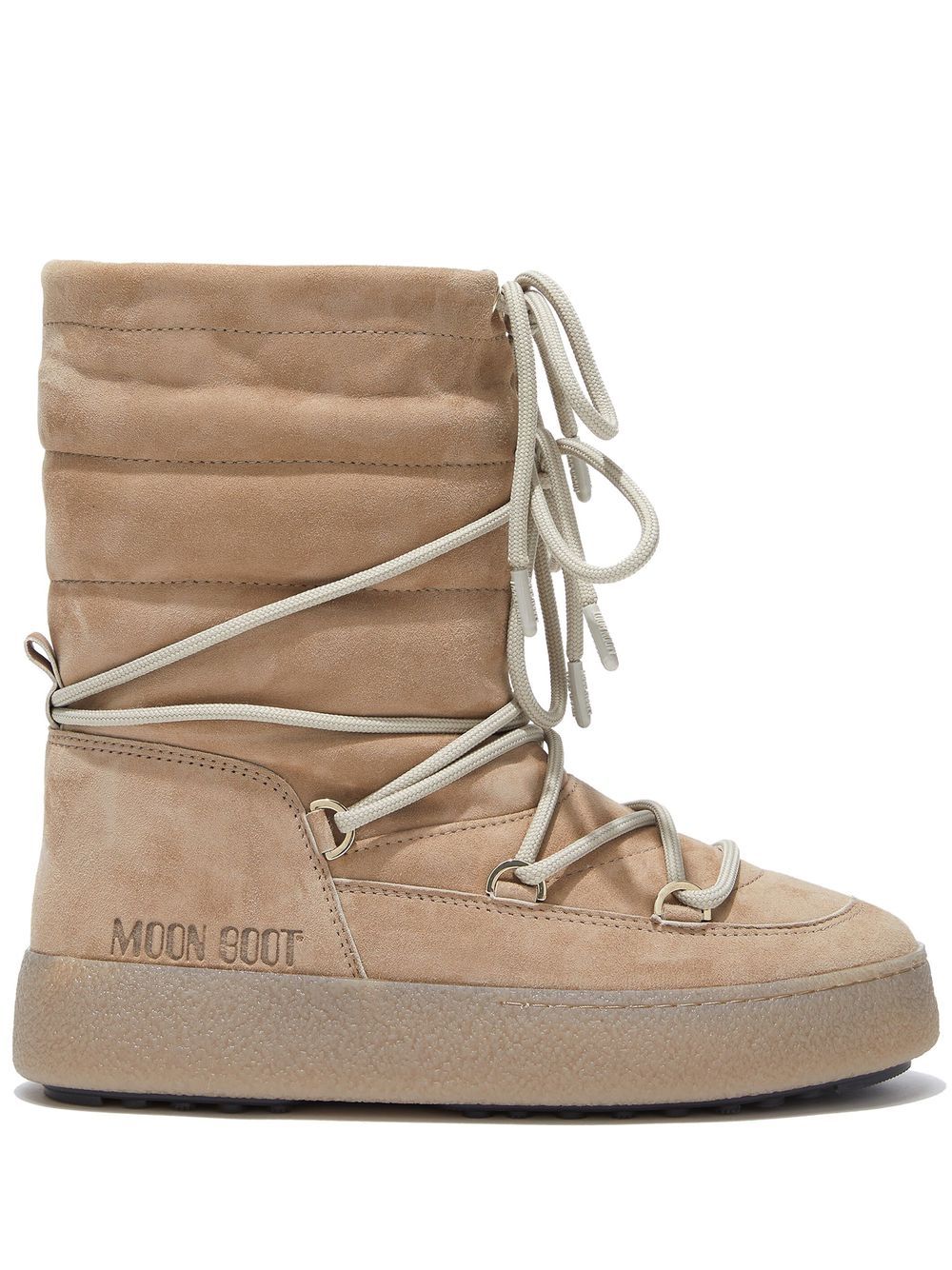 Moon Boot Track Schnürstiefel - Nude von Moon Boot