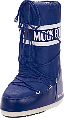 Moon Boot Unisex-Erwachsene Nylon Schneestiefel, blau (blue 002), 39-41 EU von Moon Boot