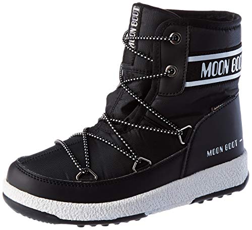 Moon-boot Jr Boy Mid Wp 2 Schneeschuh, Black, 29 EU Weit von Moon Boot