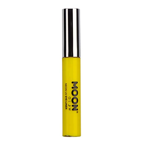 Moon Glow, Neon-UV-Eyeliner, leuchtet hell unter UV-Beleuchtung! (Intensives Gelb, 10 ml (1 Stück)) von Moon Glow